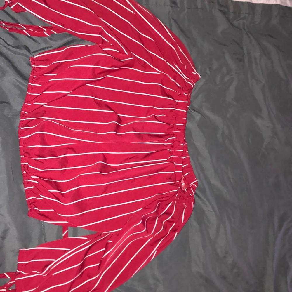 over the shoulder long sleeve shirt